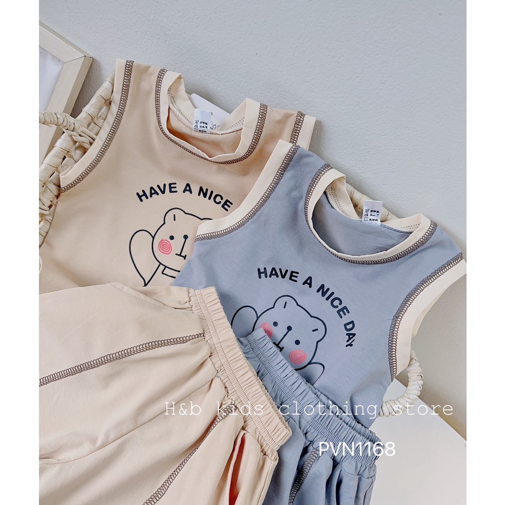 Bộ gấu HAVE A NICE DAY bé trai