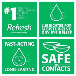 Nước Mắt Nhân Tạo Refresh Plus Lubricant Eye Drops (100 Tép)