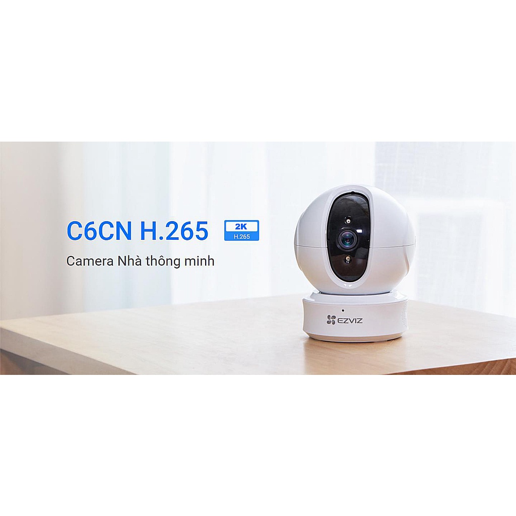 Camera wifi Ezviz AI 2K siêu nét, đàm thoại, xoay 360 độ, C6N C6CN 4MP 2K