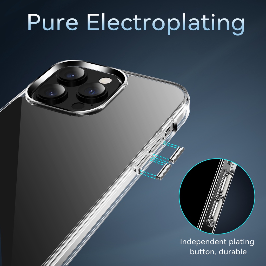 Ốp Lưng pc Trong SuốT ChốNg SốC Cho iphone 15 14 13 12 11 pro max x xs xr 7 8 plus
