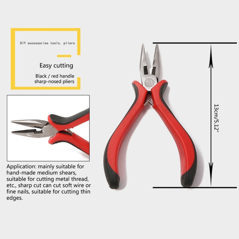 Kìm Làm Trang Sức Mini Mũi Dài Đa Năng DIY