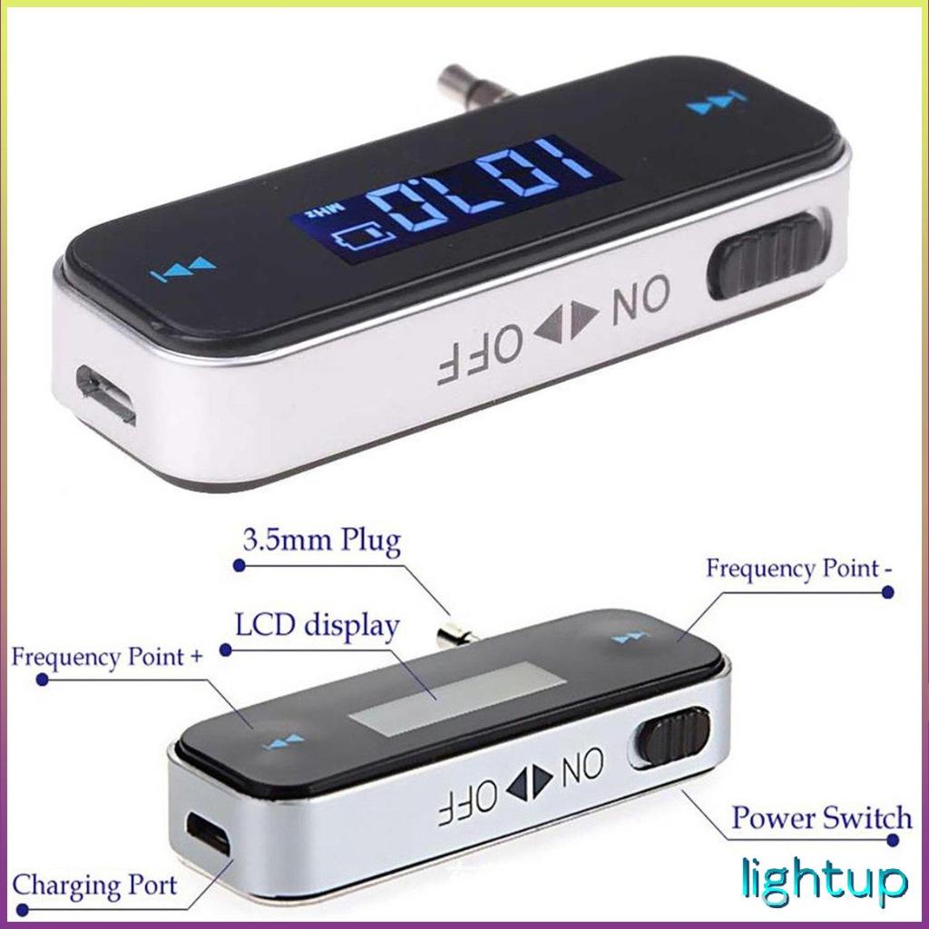 Máy phát Fm nhạc không dây LCD 3,5Mm âm thanh nổi trên ô tô