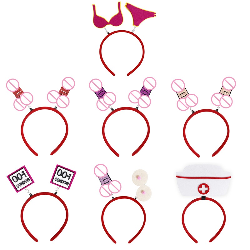 Flgo Set 7 Băng Đô Cài Tóc Trang Trí Tiệc Tùng Vui Nhộn