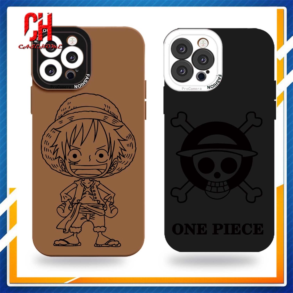Ốp Điện Thoại TPU Mềm One Piece Cho For IPhone 12 11 13 PRO MAX 6 7 6S 8 Plus X XR XS MAX Se 2020 6SPlus 7Plus 6Plus 8Plus XSMAX
