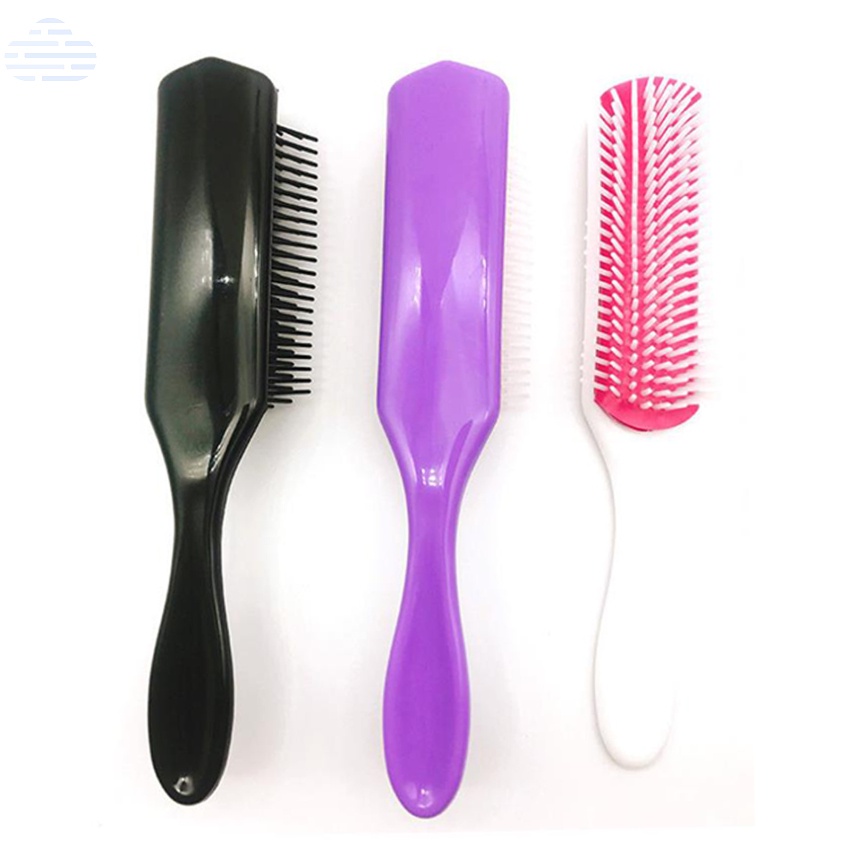 Lược Chải Tóc Xoăn Thẳng 9 Hàng Có Thể Tháo Rời Cho Salon Làm Tóc Tại Nhà