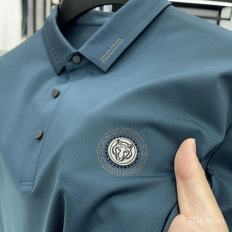 Hàng Mới Về Áo Thun polo Tay Ngắn Thời Trang Cao Cấp Cho Nam Trung Niên