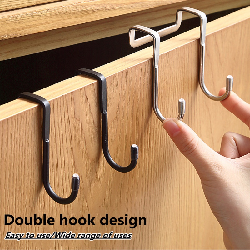 Móc Treo Đồ Dùng Hình Chữ S Bằng Thép Không Gỉ Tiện Dụng Cho Nhà Bếp
