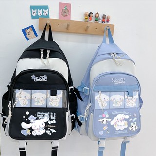 Ba lô đi học sức chứa lớn hình cinnamoroll dễ thương cho học sinh tiểu học