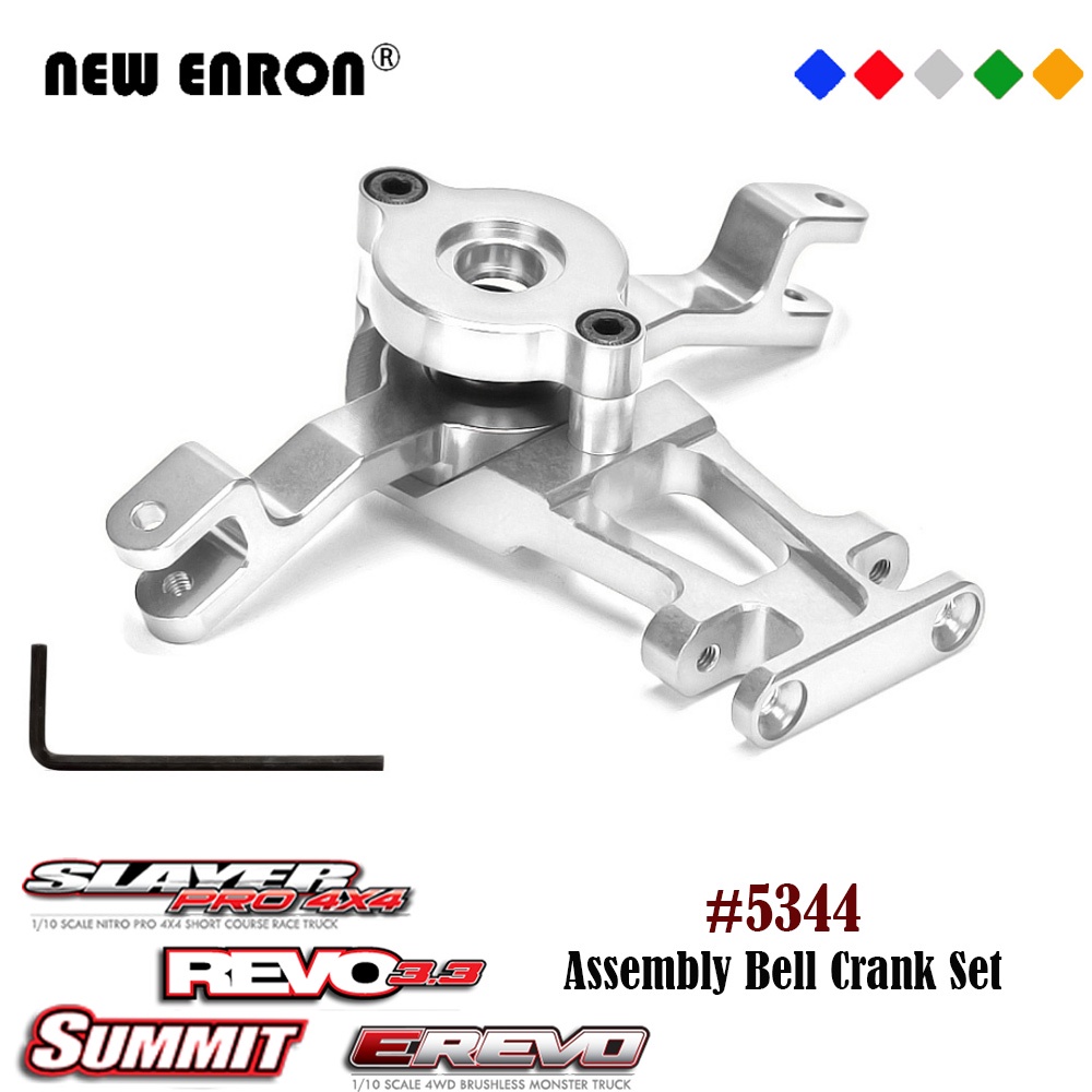 Bộ tay quay Chuông lắp ráp cánh tay lái Servo Saver 5344 cho RC Car Parts 1/10 Traxxas Revo 3.3 1:10 Summit ERevo 2.0 Slayer Pro