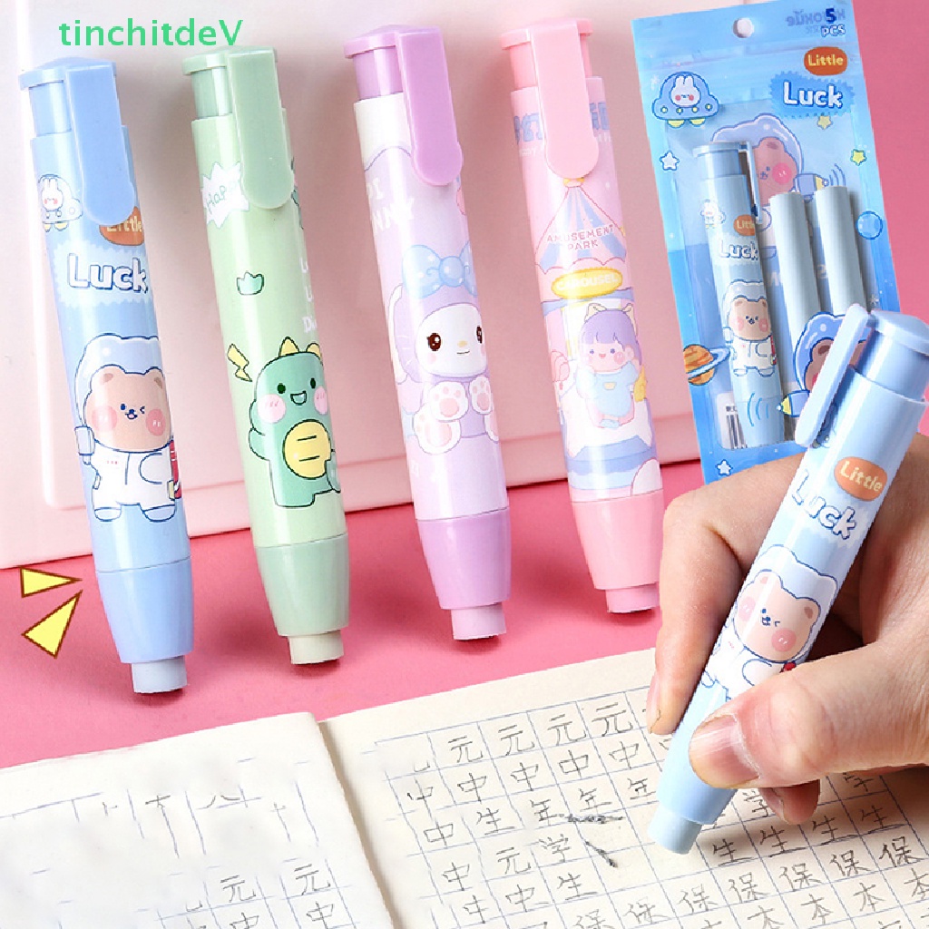 Cục Tẩy Bút Chì Họa Tiết Hoạt Hình Đáng Yêu Tiện Dụng Và Thay Thế