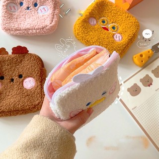 Túi Đựng Băng Vệ Sinh Đồ Dùng Cá Nhân Kute Phong Cách Hàn Quốc [Hàng Loại 1]