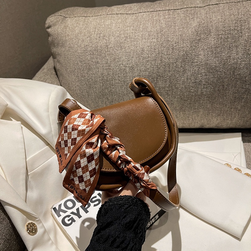 Ielgy Khăn Quàng Cổ Lụa Hình Vuông Nhỏ Màu Trơn Phong Cách Nước Ngoài Tinh Tế Hợp Thời Trang Cho Nữ