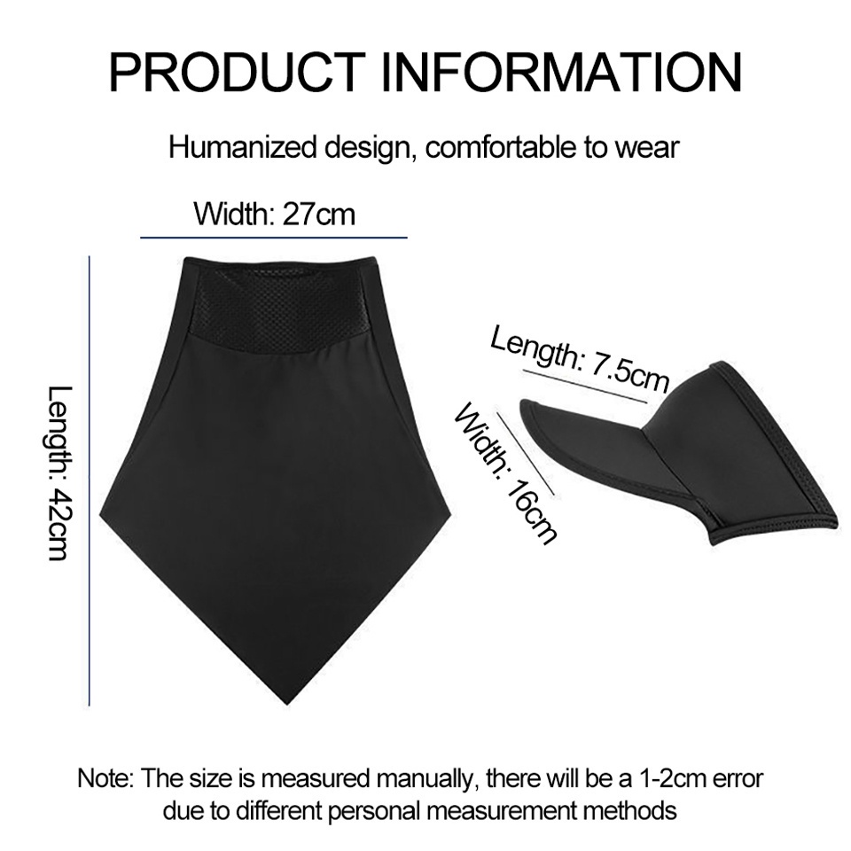 Toàn Bộ Mũ Trùm Đầu Bằng Lụa Lạnh Thoáng Khí Chống Tia UV Bảo Vệ Mặt Toàn Diện