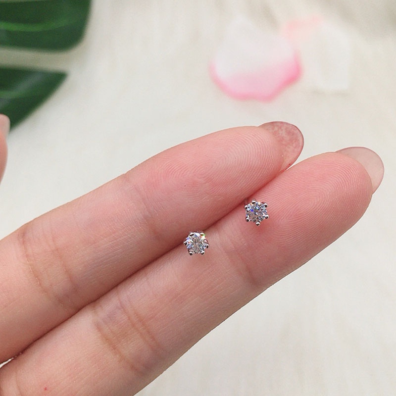 Set 12 Khuyên Tai Hình Học / Ngôi Sao / Mặt Trăng Đính Đá Nhiều Kiểu Dáng Cho Nữ