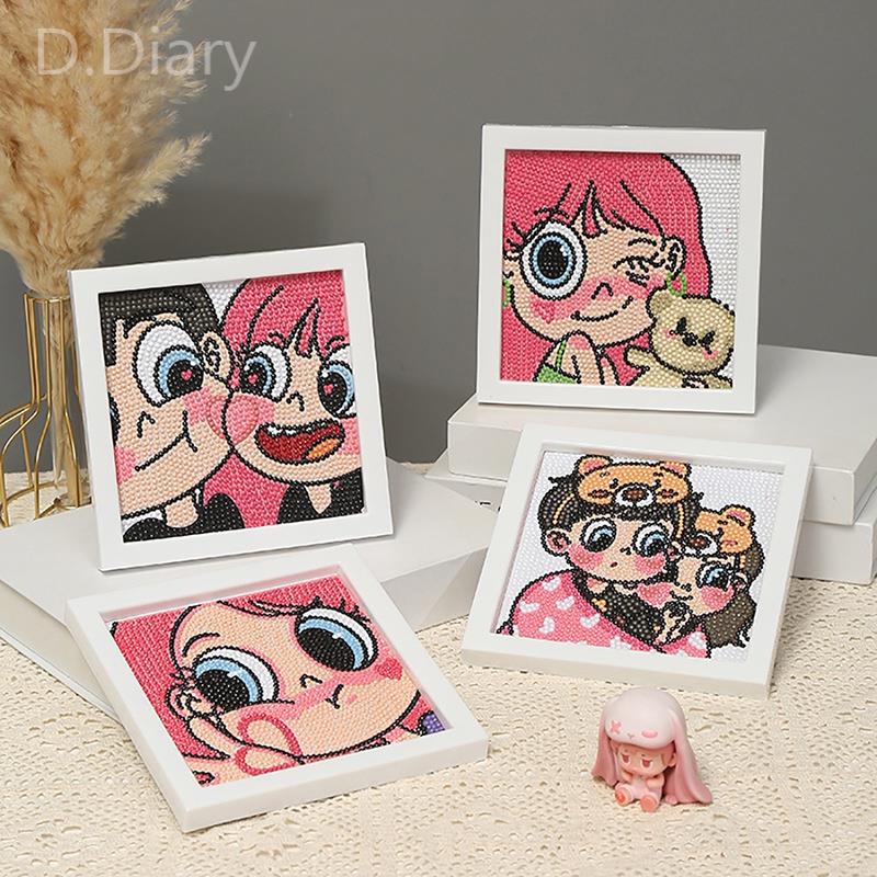 Bộ Tranh Đính Đá Tự Làm Họa Tiết Hoạt Hình Dễ Thương Trang Trí Nhà Cửa dreamdiary