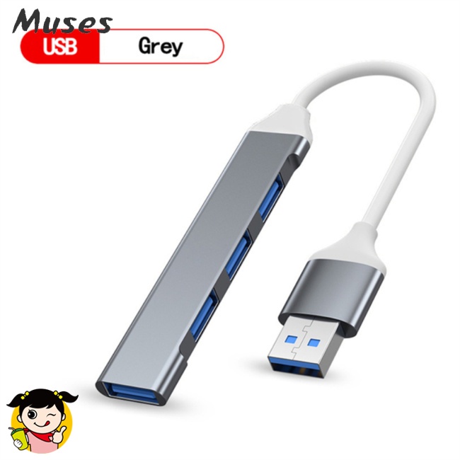 Hub Chia 4 Cổng Usb 3.0 Tốc Độ Cao 5gbps Cổng Usb 3.0 2.0 Cho Máy Tính