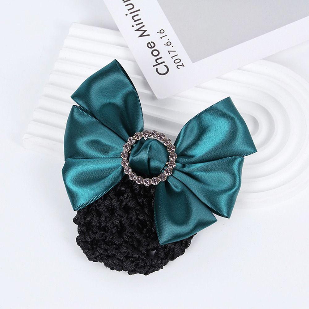 LOMBARD Vỏ Kẹp Tóc Hình Nơ Lưới Thời Trang Mùa Xuân Cho Nữ