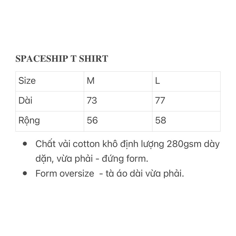 Áo thun 𝐒𝐏𝐀𝐂𝐄𝐒𝐇𝐈𝐏