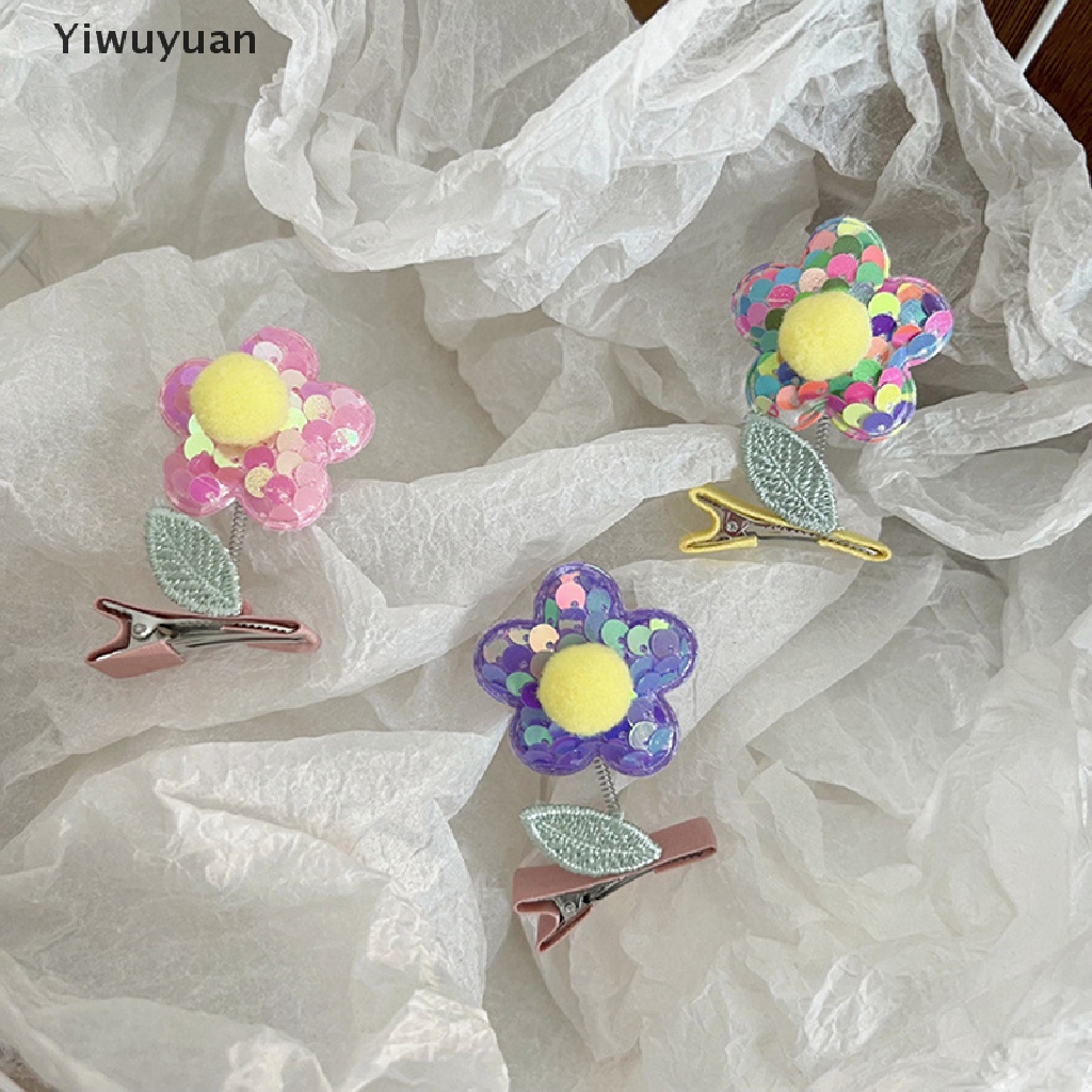 1 Kẹp Tóc Hình Hoa Vui Nhộn Cho Bé Gái