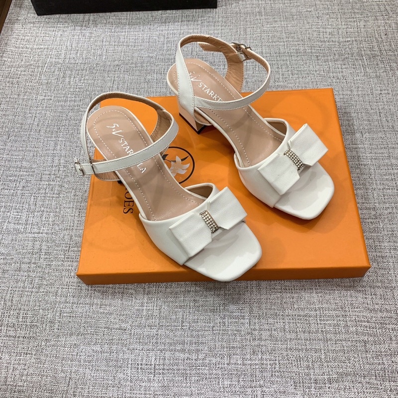 xandan nữ gót trụ 5p chất da mềm quai cài siêu xinh hót!!!