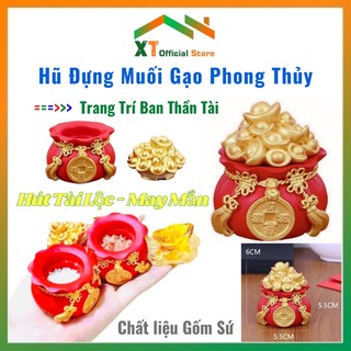 Hũ Đựng Muối Gạo Phong Thủy Để Ban Thần Tài Thu Hút Tài Lộc, May Mắn