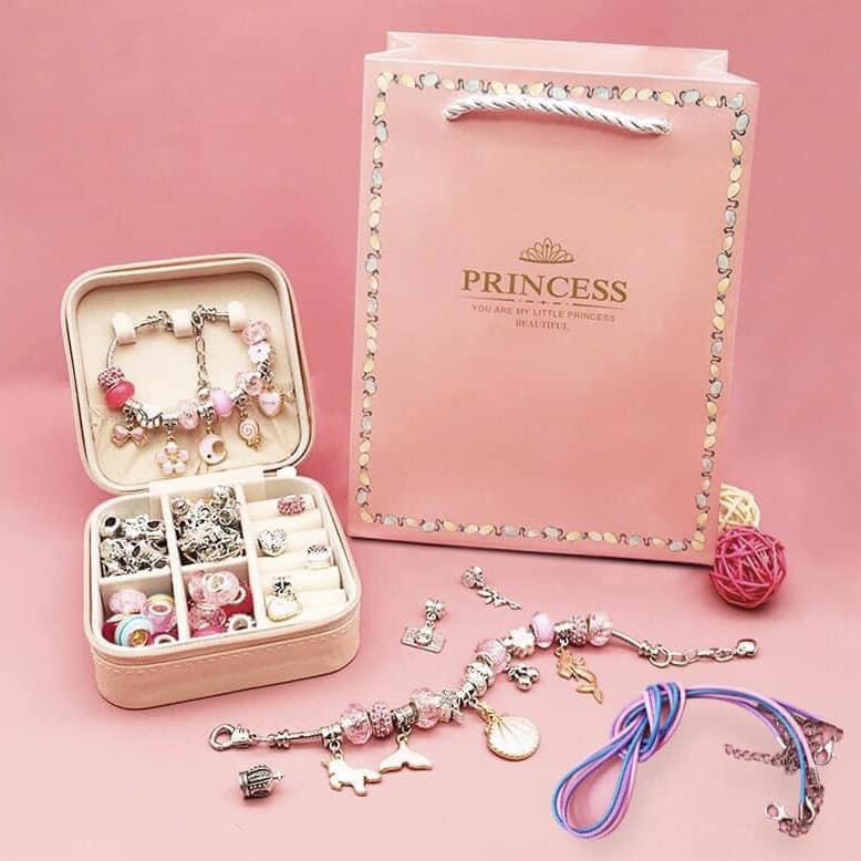 Bộ làm vòng pandora 66 chi tiết rất đẹp và sắc sảo cho bé