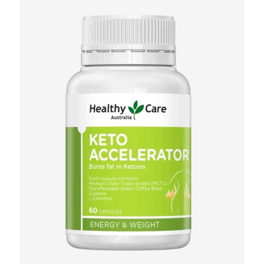 Viên Uống Hỗ Trợ Giảm Cân Healthy Care Keto Accelerator 60 Capsules