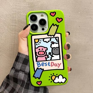 Ốp Điện Thoại Chống Sốc Bốn Góc Hình Động Vật iPhone 14 14pro 14plus 13 13mini 13pro 13prm 12 7Plus 8Plus Xr XS 13 12mini Pro Max