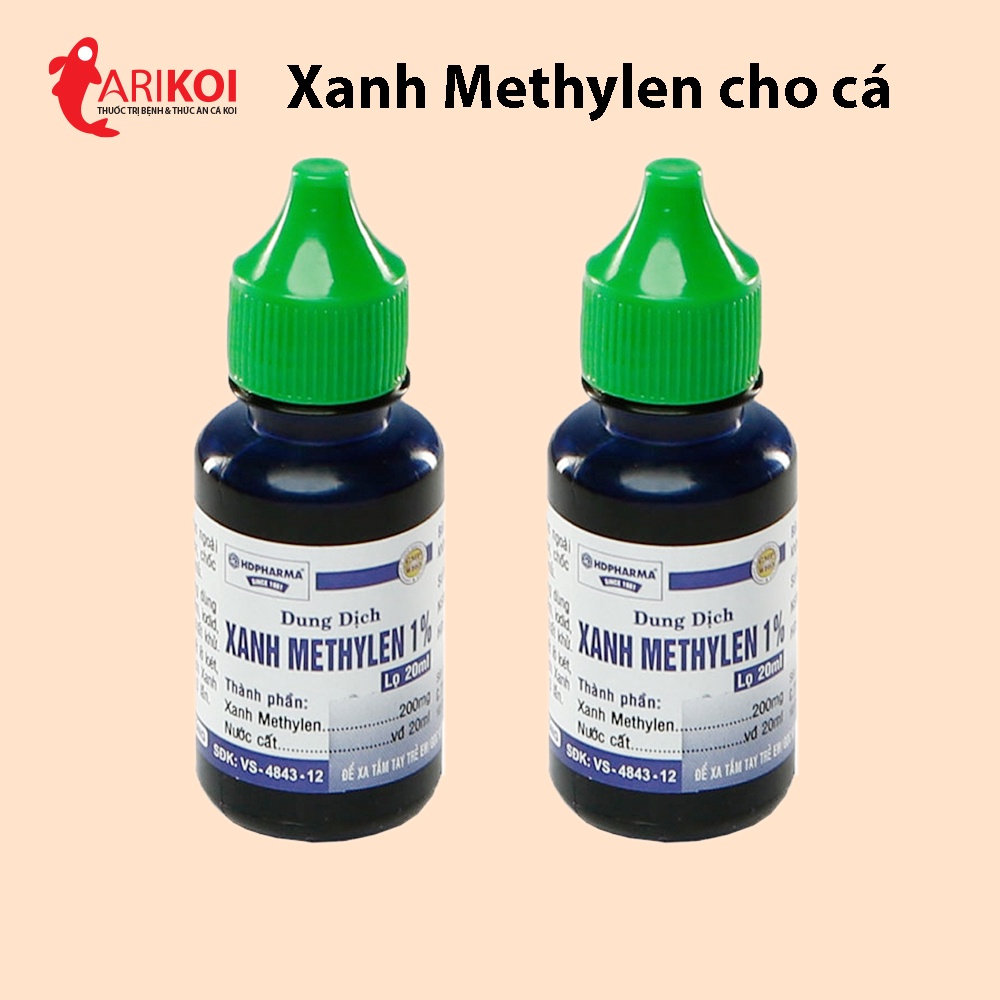 Xanh Methylen cho cá có hướng dẫn cách sử dụng cách phòng trị nấm cá cảnh cũng là xanh methylen bôi thủy đậu