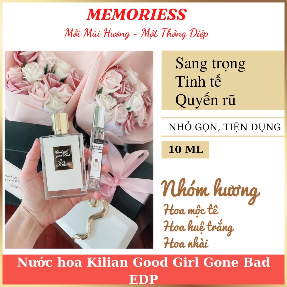 [CHÍNH HÃNG] Nước Hoa Nữ Rắn Trắng Kilian Good Girl Gone Bad Chiết 10ml . | BigBuy360 - bigbuy360.vn