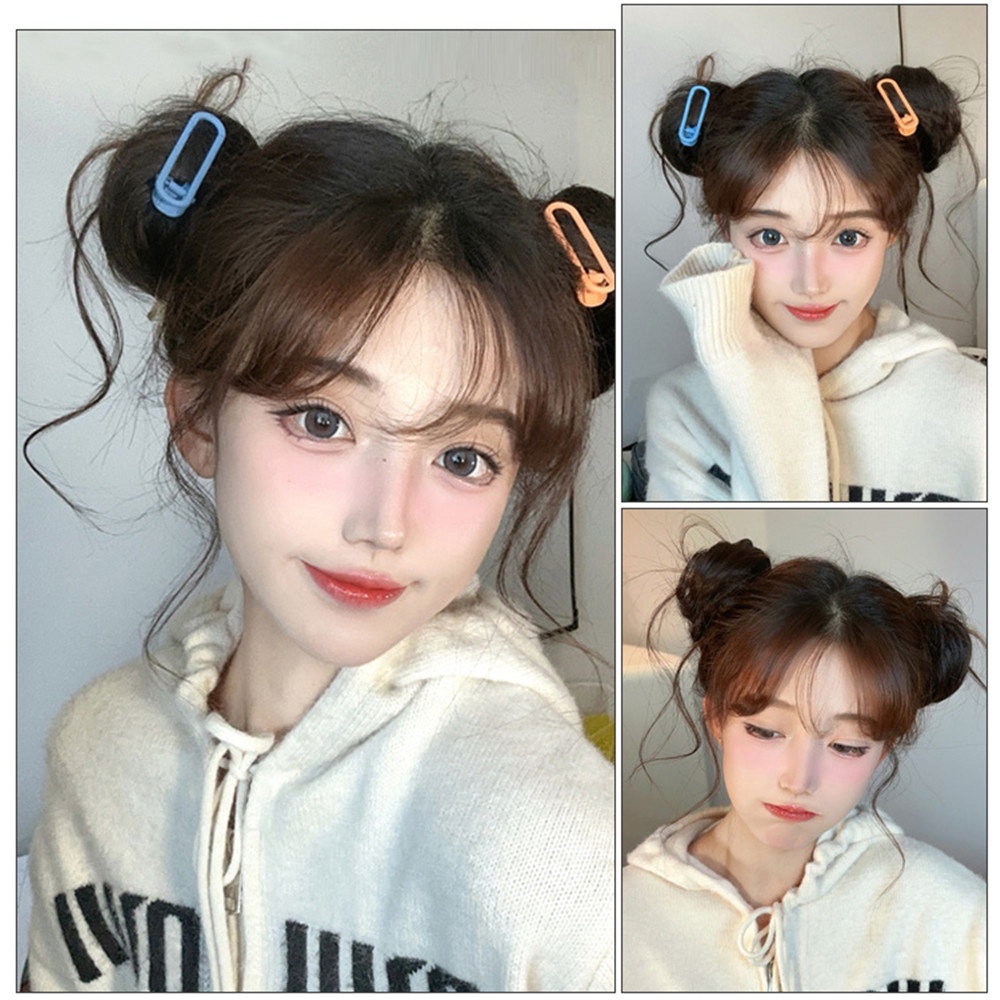 1 Cặp Tóc Giả Y2K Thời Trang Dành Cho Nữ