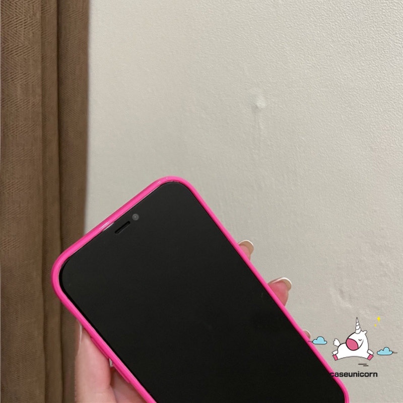 Ốp Điện Thoại Tpu Silicon Mềm Bóng Có Dây Vòng Tay Cho IPhone 11 14 13 12 Pro Max 7plus XR 7 8 Plus X XS Max SE 2020