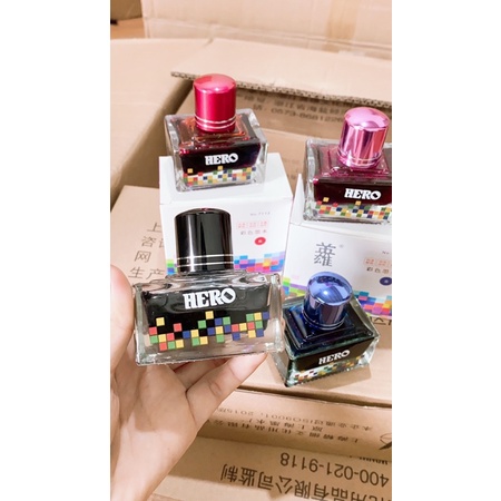 Mực hero cao cấp mực nhanh khô , lọ 40ml , mực học sinh