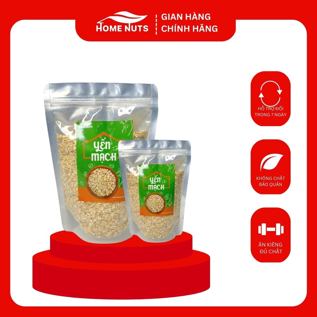 Nguyên liệu nấu ăn yến mạch nhập khẩu Úc túi 500 gram nấu cháo làm ngũ cốc ăn kiêng ăn dặm date mới nhất