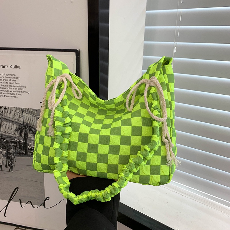 Balo Cỡ Lớn Họa Tiết Sọc Caro Thời Trang Cho Nữ