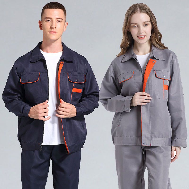 Áo Khoác Bảo Hộ Lao Động Tay Dài An Toàn Cho Nam Nữ