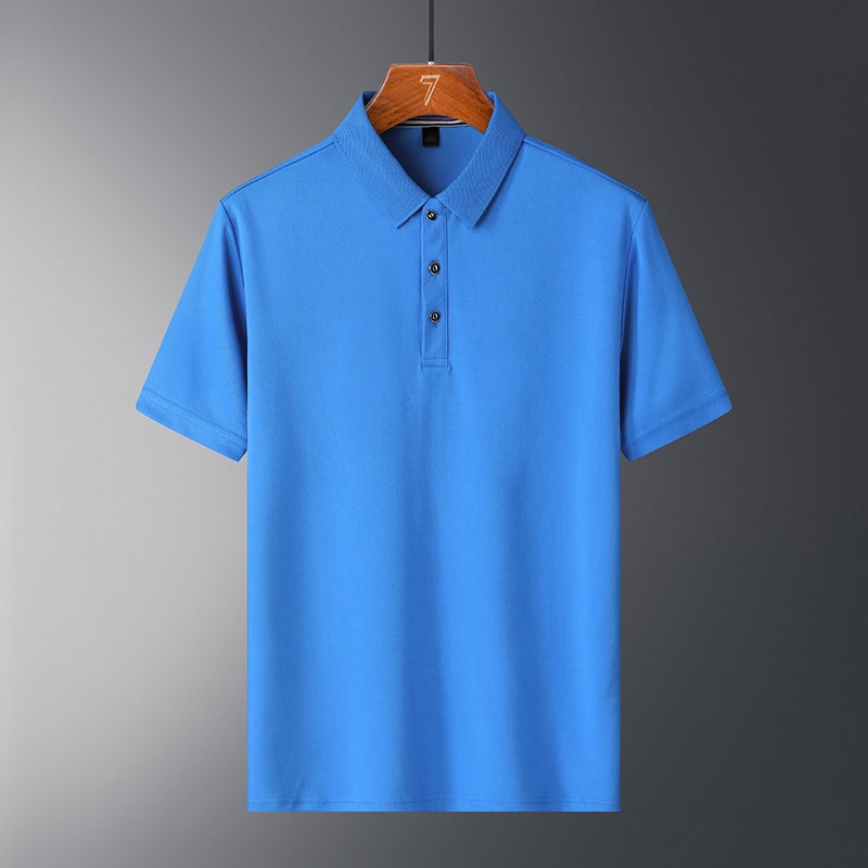 Áo polo Tay Ngắn Màu Trơn Đơn Giản Thời Trang Mùa Hè Cho Nam