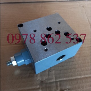 Đế van thuỷ lực DSG03-có chỉnh áp lắp van điện 03 thuỷ lực