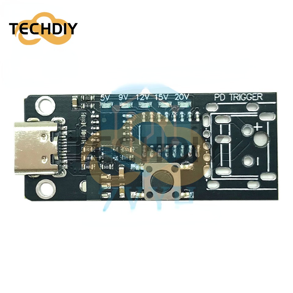 Bảng Mạch Kích Hoạt Sạc Nhanh QC PD 100W 5A 5V 9V 12V 15V 20V