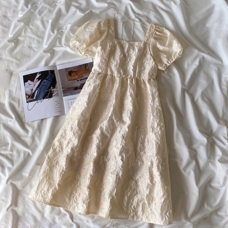 Sammy Dress - Đầm baby doll thắt nơ hở lưng