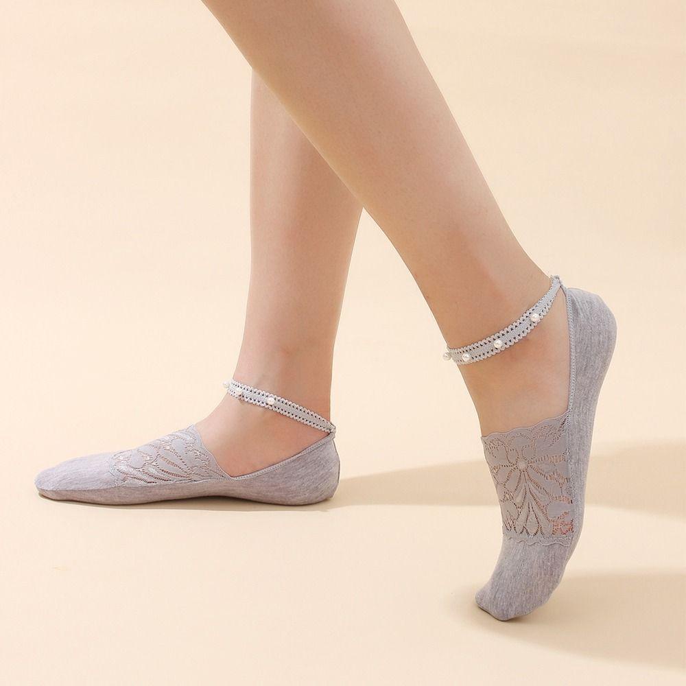 AROMA Vớ Ren Mềm Co Giãn Thoải Mái Thời Trang Mùa Hè Cho Nữ