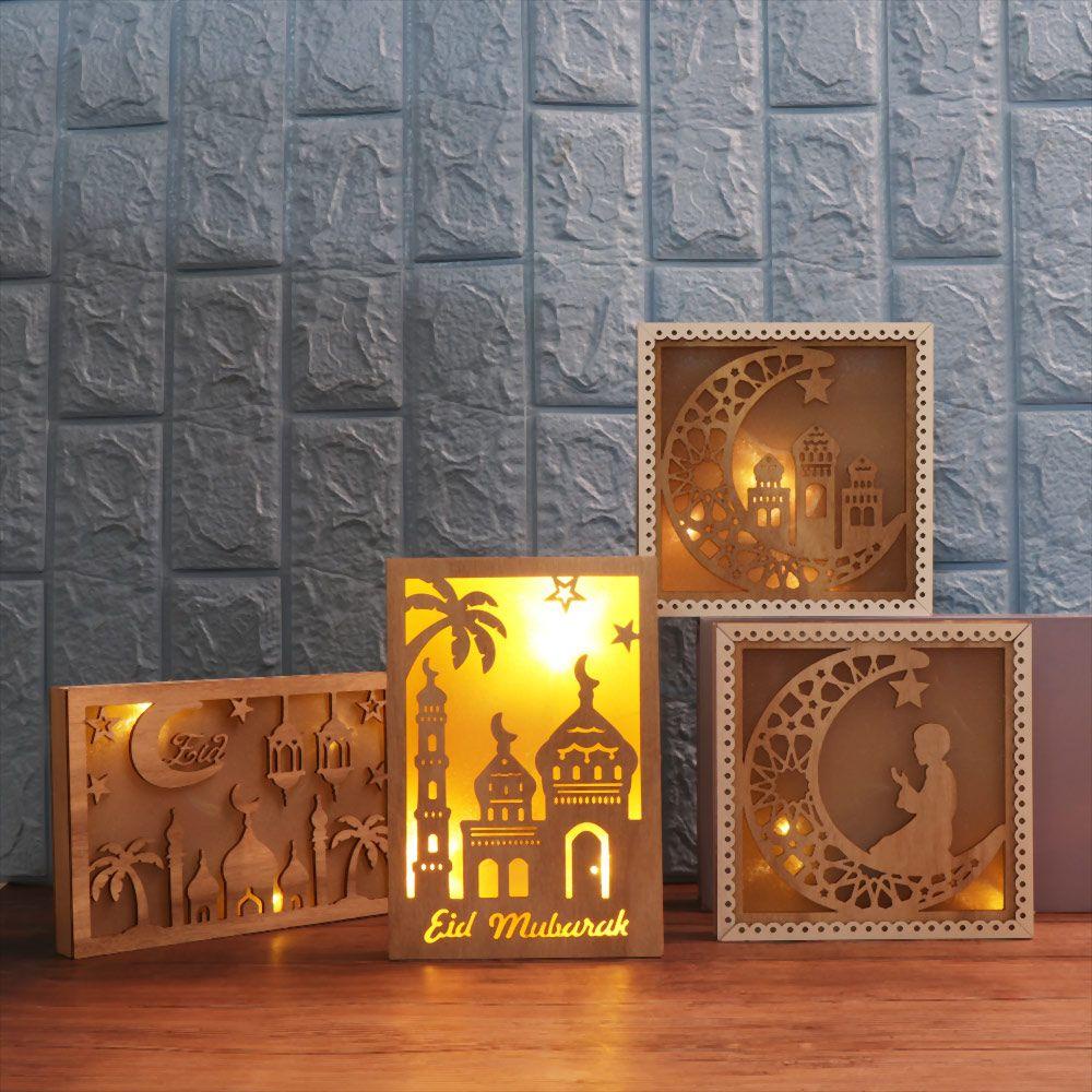 Đèn LED Hình Ngôi Sao / Mặt Trăng Dùng Trang Trí Bàn DIY