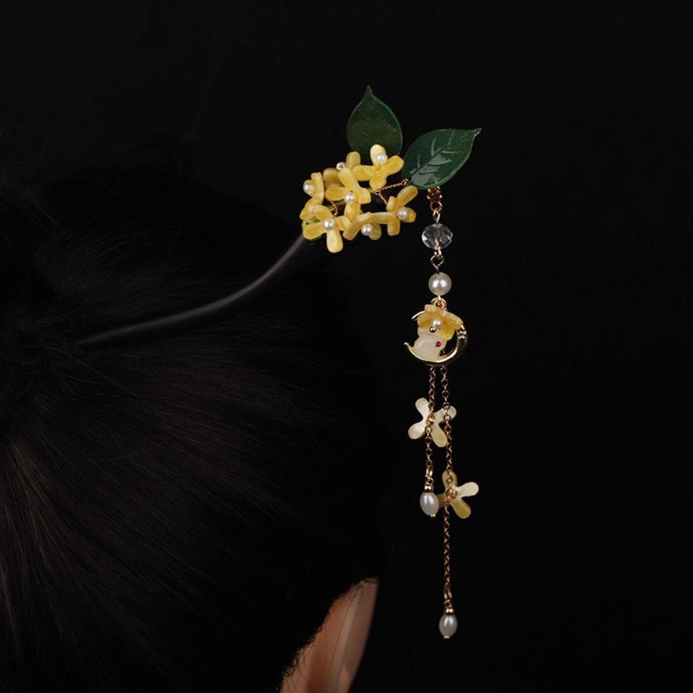 Trâm Cài Tóc Bằng Gỗ Phong Cách Trung Hoa Cổ Điển Cho Nữ