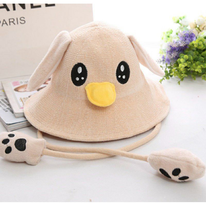 NÓN MŨ VỊT BÓP TAI KÊU CHIP CHIP CHO BÉ