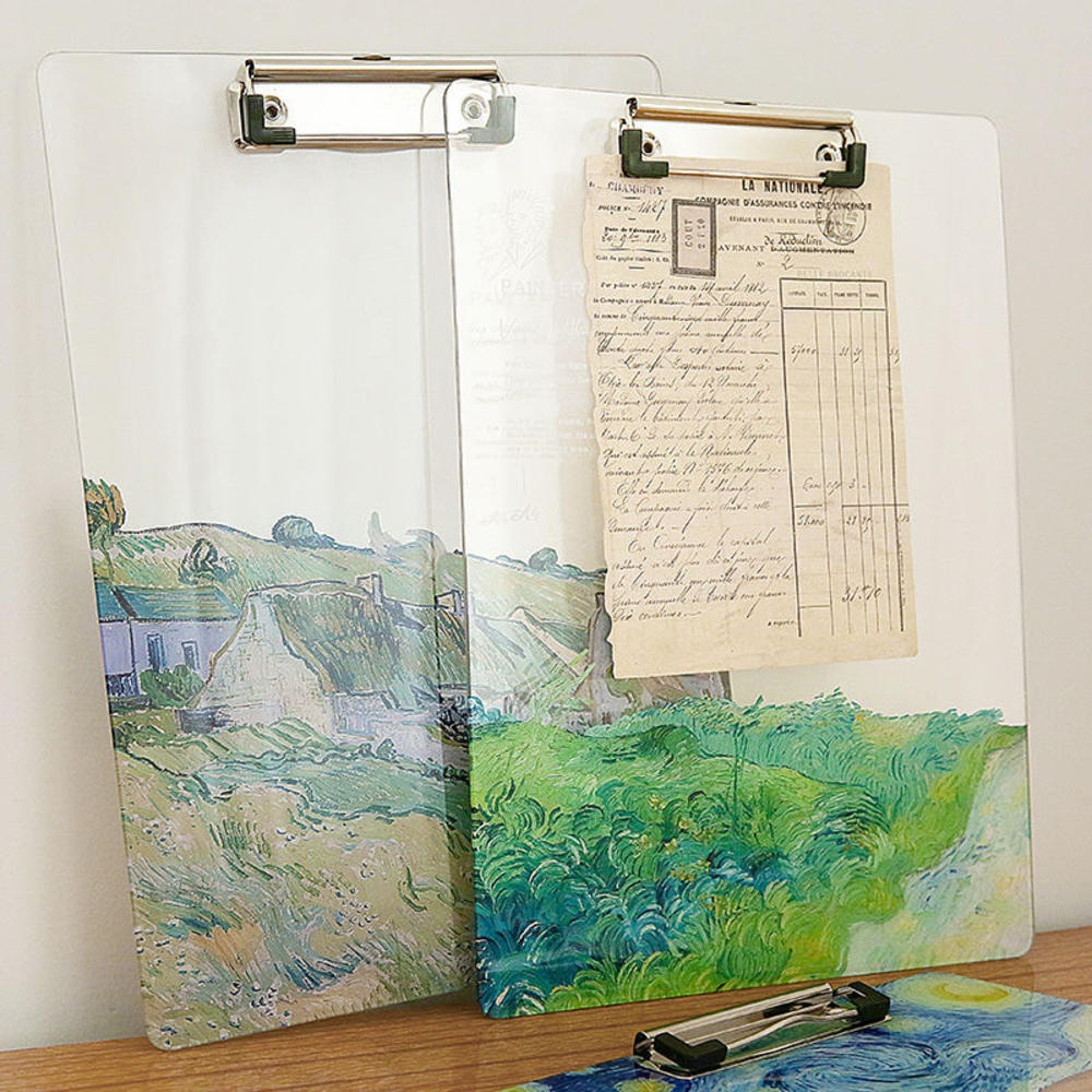 Bảng Kẹp Giấy Bằng Acrylic Trong Suốt Tiện Dụng Cho Trường Học