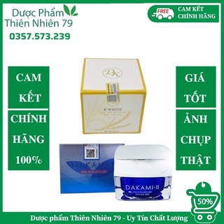 Combo kem dưỡng da mặt Dakami II và kem chống lão hóa Dakami K-White