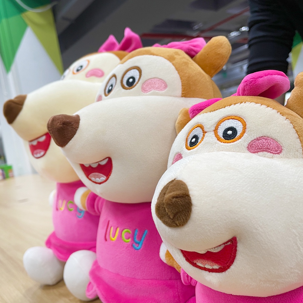 Gấu Bông Lucy Cute Cho Bé Gái - Chính Hãng Thương Hiệu Wolfoo