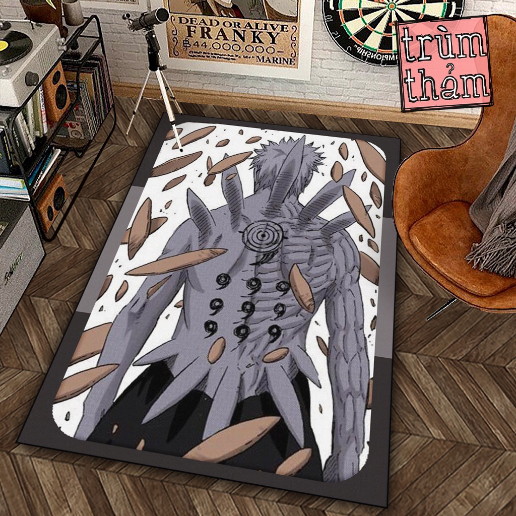 Thảm Trang Trí Jmcase Obito Lục Đạo Anime Manga Naruto Nhật Bản X Decor Phòng Ngủ Phòng Khách Văn Phòng