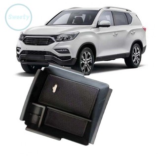 Car center console armrest storage-box tray for-ssangyong musso 2019-2022-