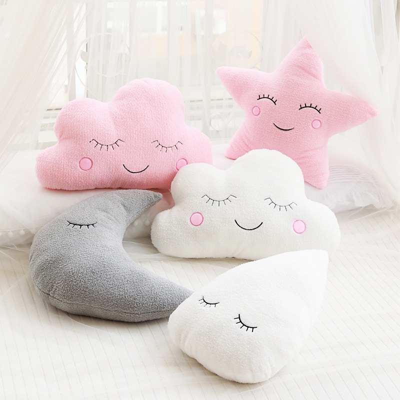 Gối Ôm Nhồi Bông Mềm Mại Hình Đám Mây Dễ Thương